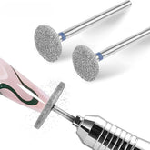 Diamond Saucer Nail Drill Head — 2.3mm Shank